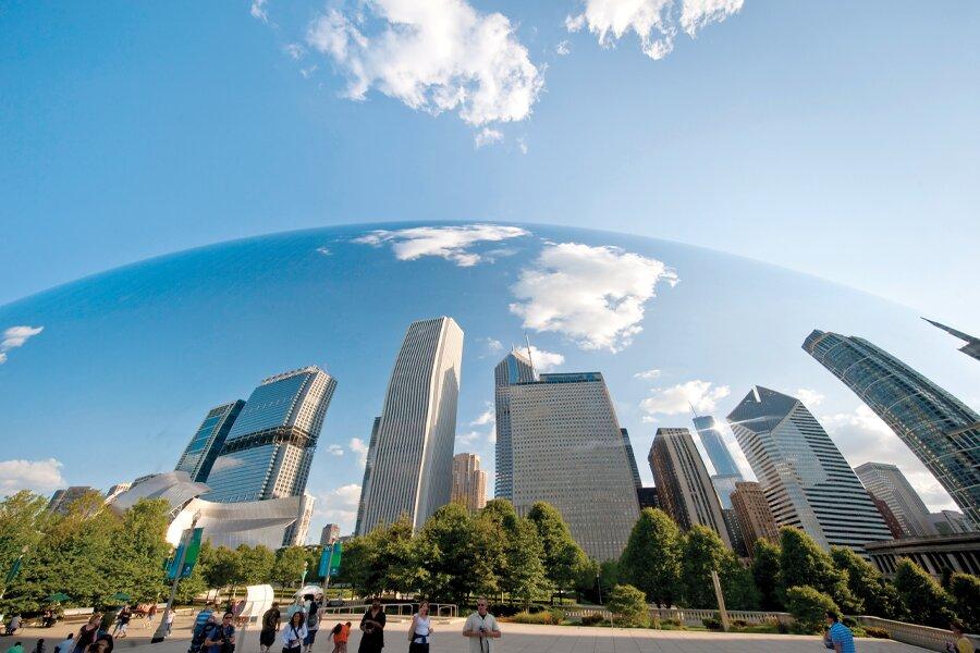 Cloud gate, chicago, illinois.